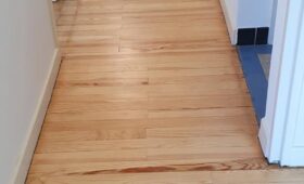 Chantier de ponçage de parquet : après travaux