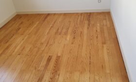 Chantier de ponçage de parquet : après travaux